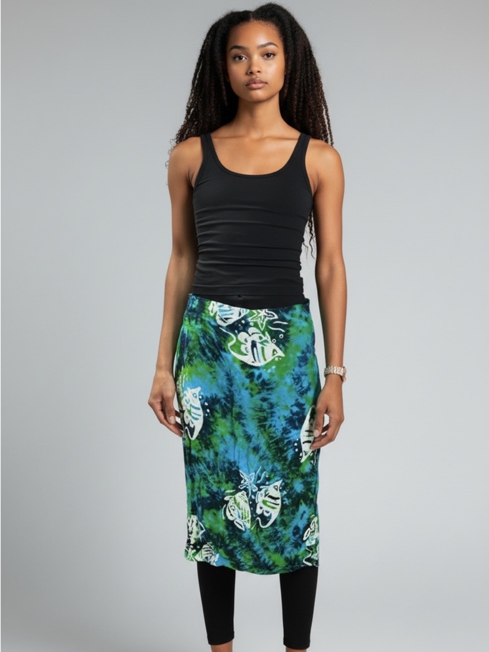 Blue skirt